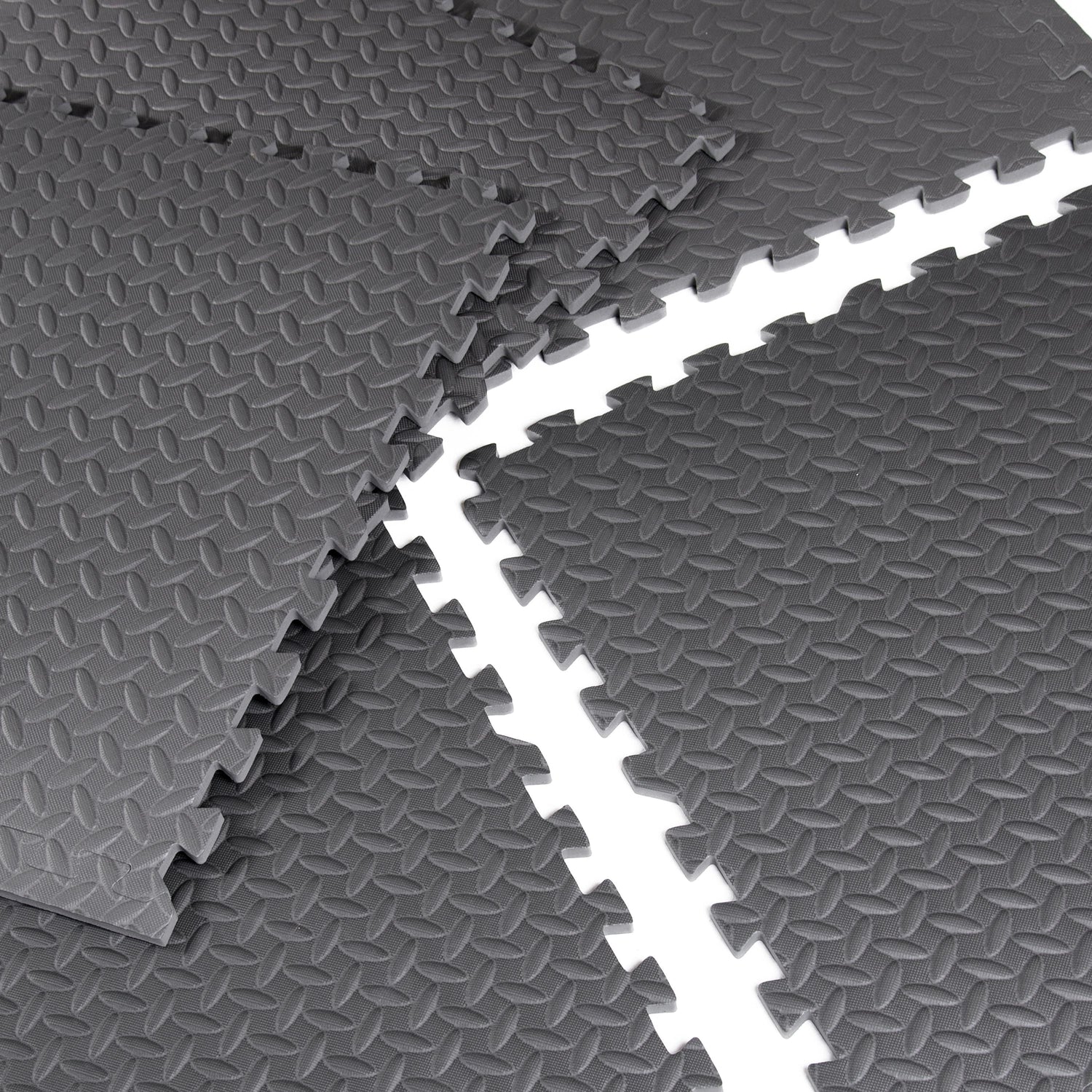 Transform Your Space with 22.3" x 22.3" Gray Foam Interlocking Floor Mats - 6 Piece Set for Ultimate Comfort and Protection