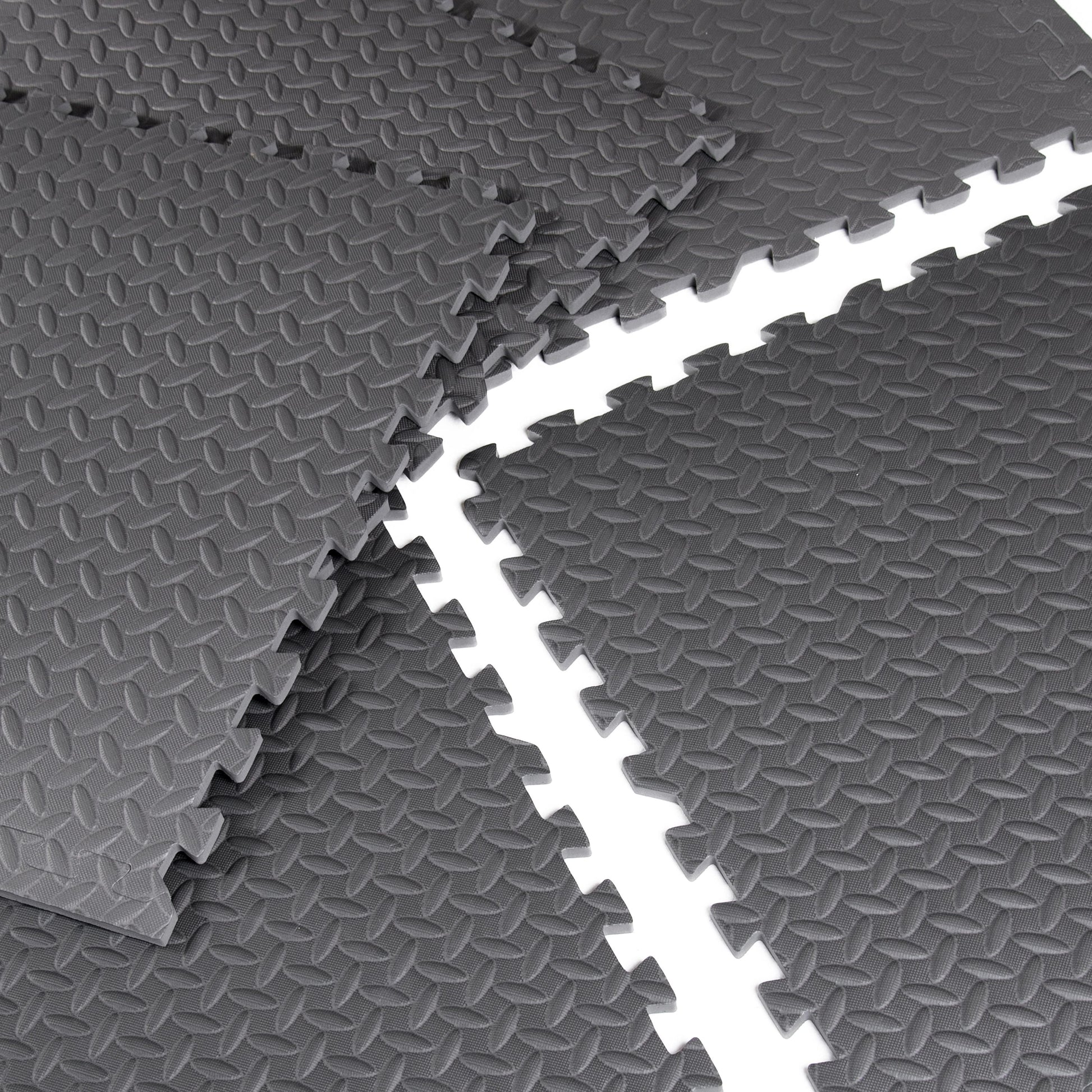 Transform Your Space with 22.3" x 22.3" Gray Foam Interlocking Floor Mats - 6 Piece Set for Ultimate Comfort and Protection
