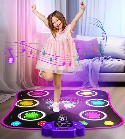 Unleash Fun and Fitness with the Beefunni Interactive Dance Mat: The Ultimate Bluetooth Game Pad for Kids Aged 3-6 - Perfect Birthday Gift!